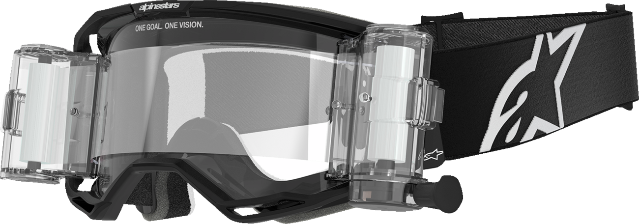ALPINESTARS GOGGLES Vision 8 Goggle - Corp - Black - Clear Lens 5100825-1425
