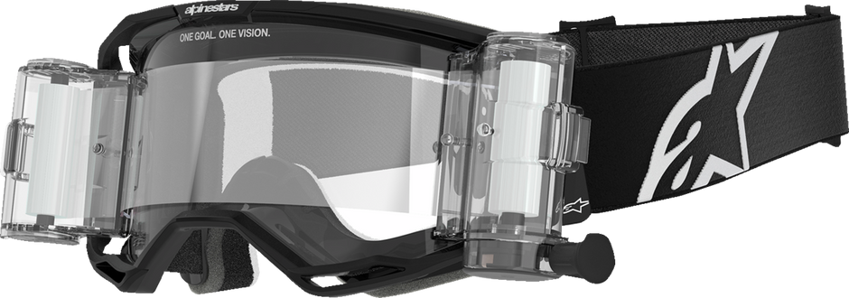 ALPINESTARS GOGGLES Vision 8 Goggle - Corp - Black - Clear Lens 5100825-1425