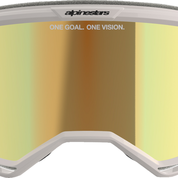 ALPINESTARS GOGGLES Vision 5 Goggle - Hollow - Wind - Gold Mirror Lens 5102225-7311