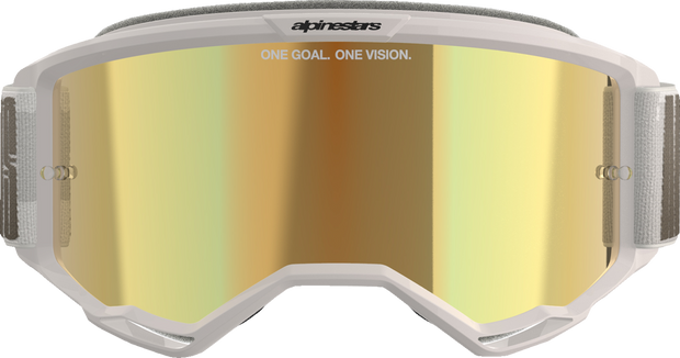 ALPINESTARS GOGGLES Vision 5 Goggle - Hollow - Wind - Gold Mirror Lens 5102225-7311