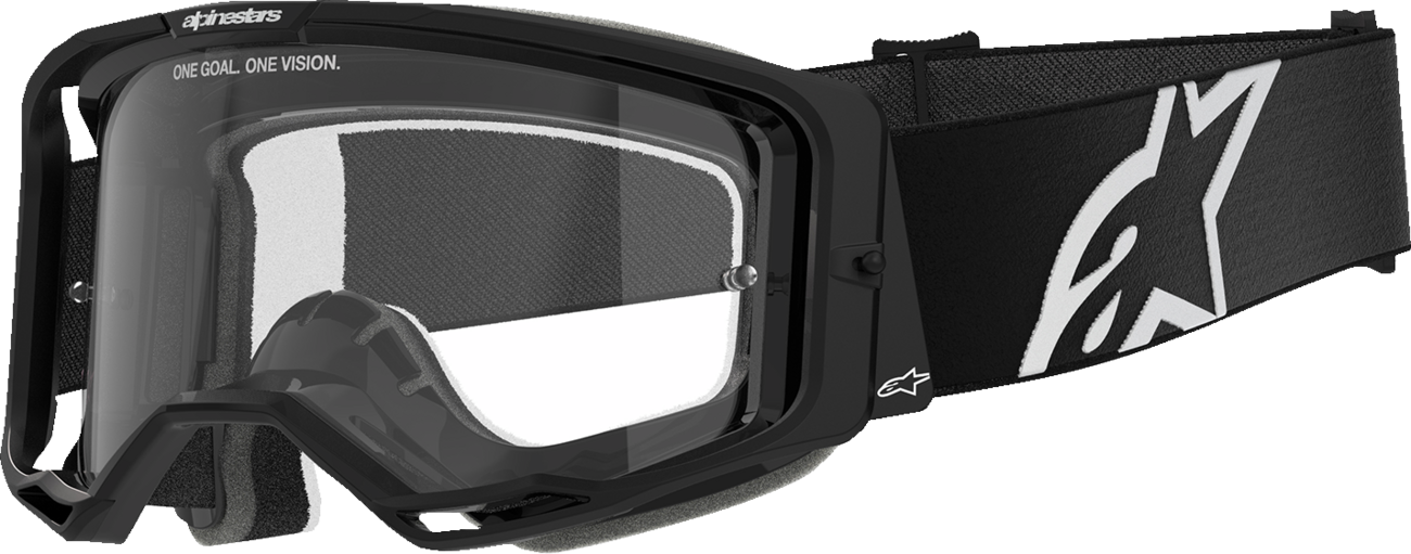 ALPINESTARS GOGGLES Vision 8 Goggle - Corp - Black - Clear Lens 5100825-1425
