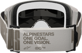 ALPINESTARS GOGGLES Vision 5 Goggle - Hollow - Wind - Gold Mirror Lens 5102225-7311