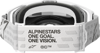 ALPINESTARS GOGGLES Vision 8 Goggle - Corp - White - Silver Mirror Lens 5101625-2055