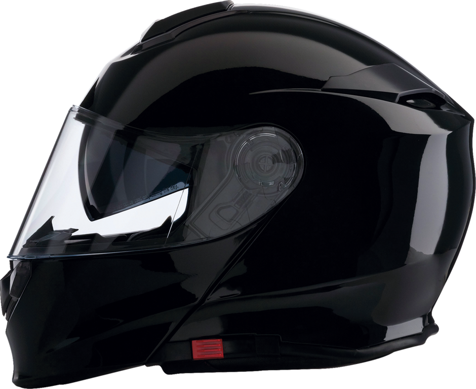 Black Z1R Solaris 2.0 modular street helmet in 2XL size, featuring a full face design with a solid finish.