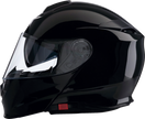 Black Z1R Solaris 2.0 modular street helmet in 2XL size, featuring a full face design with a solid finish.