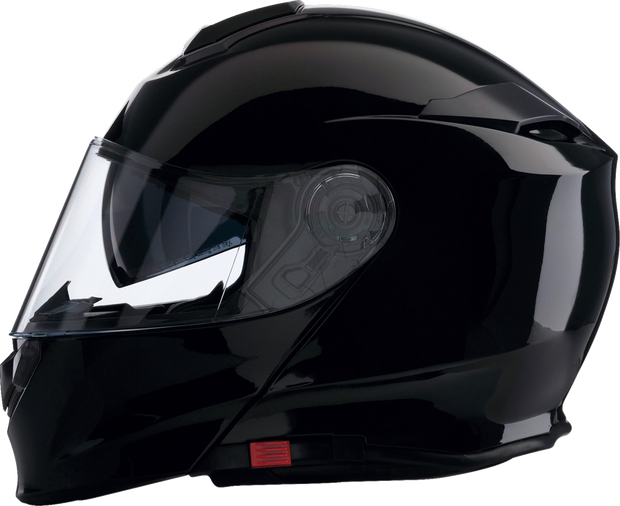 Black Z1R Solaris 2.0 modular street helmet in 2XL size, featuring a full face design with a solid finish.