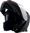 Z1R Solaris 2.0 modular street helmet in solid flat black, large size, with full face and modular design features.