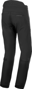 Black ALPINESTARS Alden Pants for men, US size 36, streetwear style, made of durable fabric with sleek design.