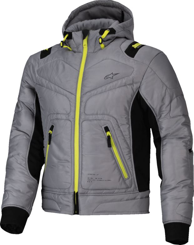 ALPINESTARS Mohobbs WP Jacket - Lunar Gray/Lime Punch - Medium 3200925-9143-M