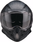 Black Z1R Nemesis Speed Demon street full-face helmet in XL size, featuring aerodynamic design and secure chin strap.