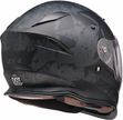 Black Z1R Nemesis Speed Demon full face street helmet in XL size, featuring sleek design and aerodynamic shape.