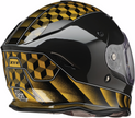 Z1R Nemesis Thunderbird yellow street full face adult helmet, XS size, with aerodynamic design and secure strap.