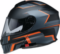 Z1R Solaris 2.0 Slater orange street full face modular helmet, large size, with sleek design and ventilation features.