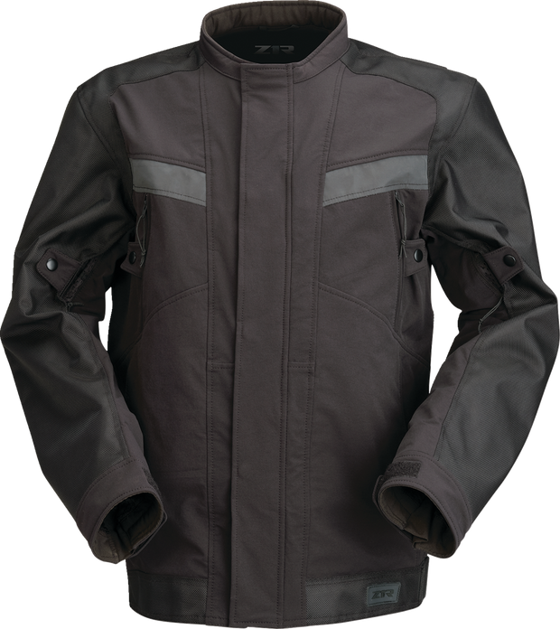 Black Z1R Crossvent jacket in small size, street apparel with a sleek design and zippered front, suitable for casual wear.