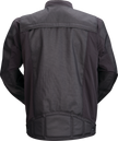 Black Z1R Crossvent jacket in small size, street apparel with a sleek design and zipper details, suitable for casual wear.