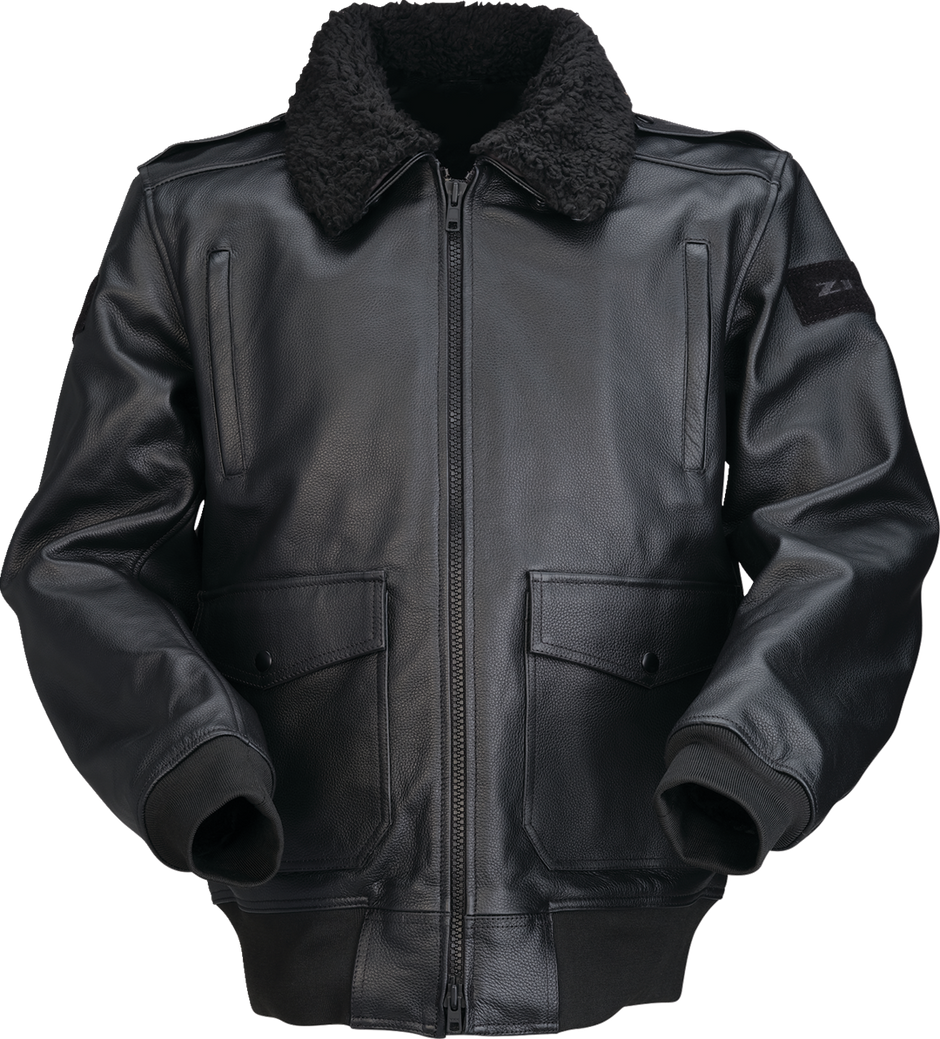 Black Z1R Total Force Jacket in 3XL, street apparel with durable fabric and stylish design, shown front view.