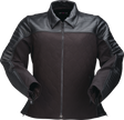 Black Z1R Women's Fury Jacket in Medium, stylish streetwear with a sleek design, shown on a model.