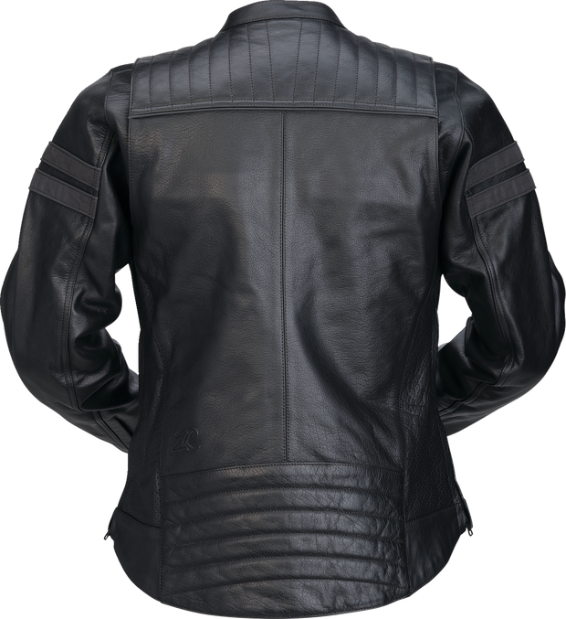 Black Z1R Women's Remedy Jacket in small size, stylish street apparel with a sleek design and comfortable fit.