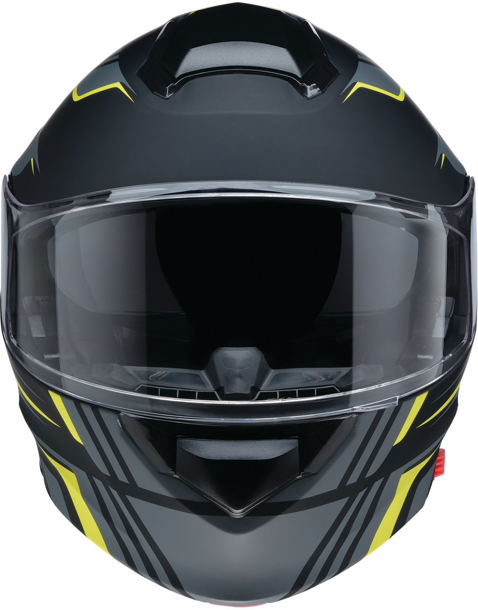 Z1R Solaris 2.0 Slater Hi-Viz modular street helmet in medium size, featuring a full face design with venting and visor.