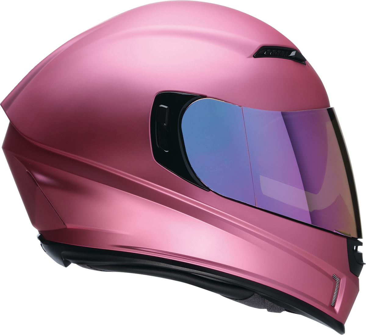 Pink satin Z1R Jackal full-face street helmet for adults, size XS, with sleek design and aerodynamic shape.