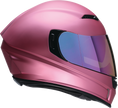 Pink satin Z1R Jackal full-face street helmet for adults, size XS, with sleek design and aerodynamic shape.