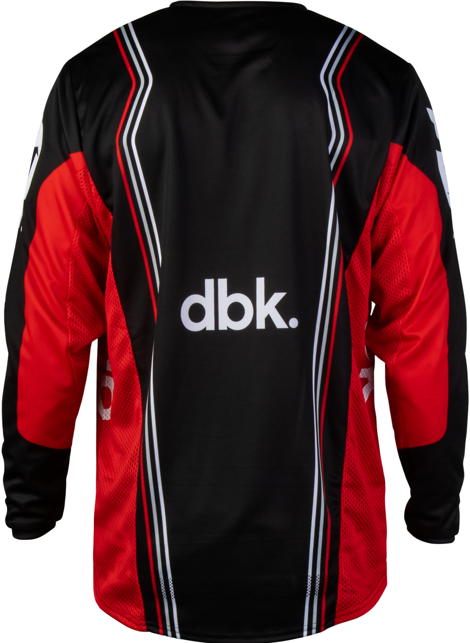 Kinetic Dbk Jersey Black/Red/White Lg