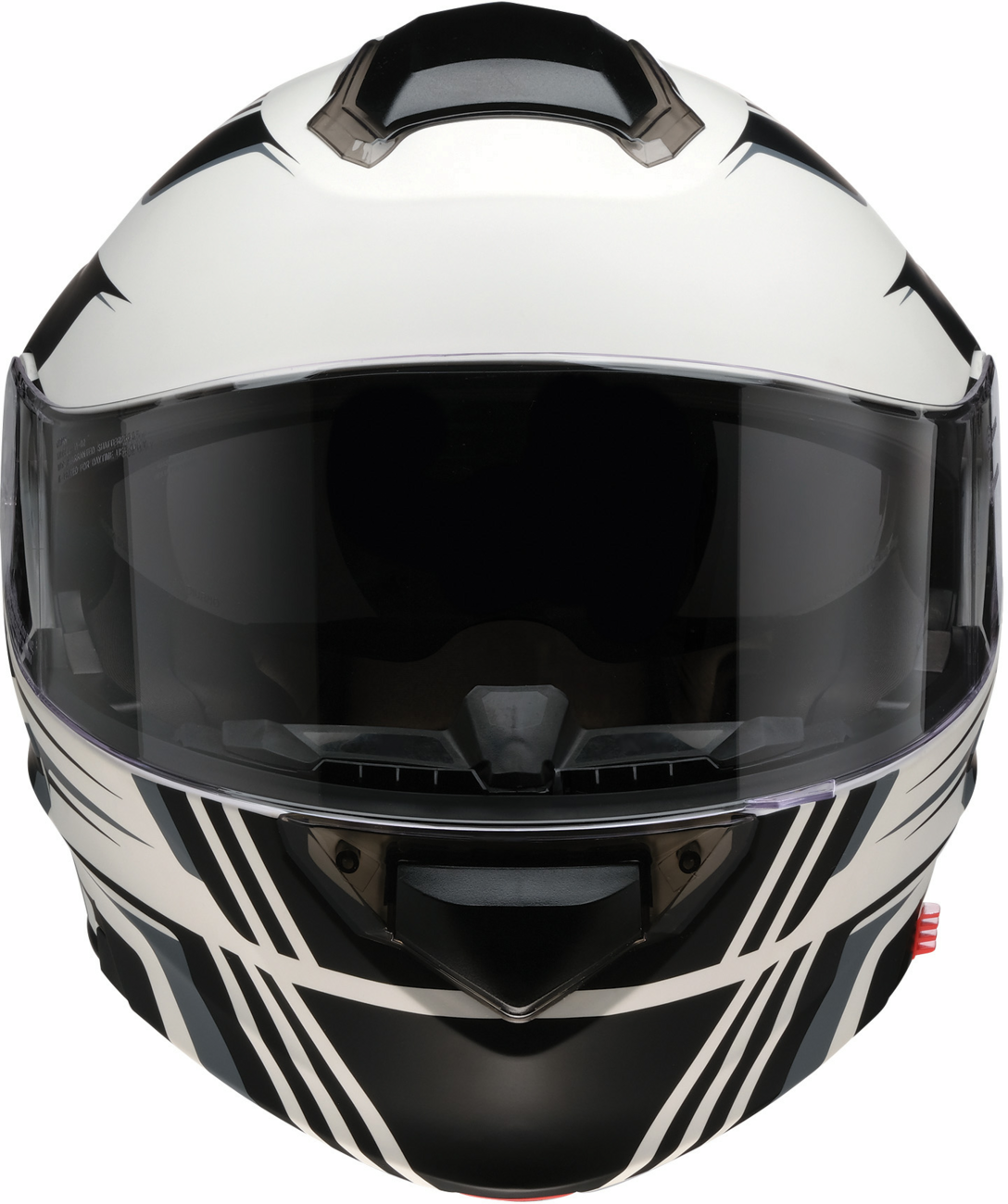 Z1R Solaris 2.0 Slater white modular street helmet with 3XL size, full face design, featuring a sleek aerodynamic look.