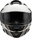 Z1R Solaris 2.0 Slater white modular street helmet with 3XL size, full face design, featuring a sleek aerodynamic look.