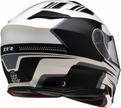 Z1R Solaris 2.0 Slater white modular street helmet with 3XL size, full face design, featuring sleek vents and secure chin strap.