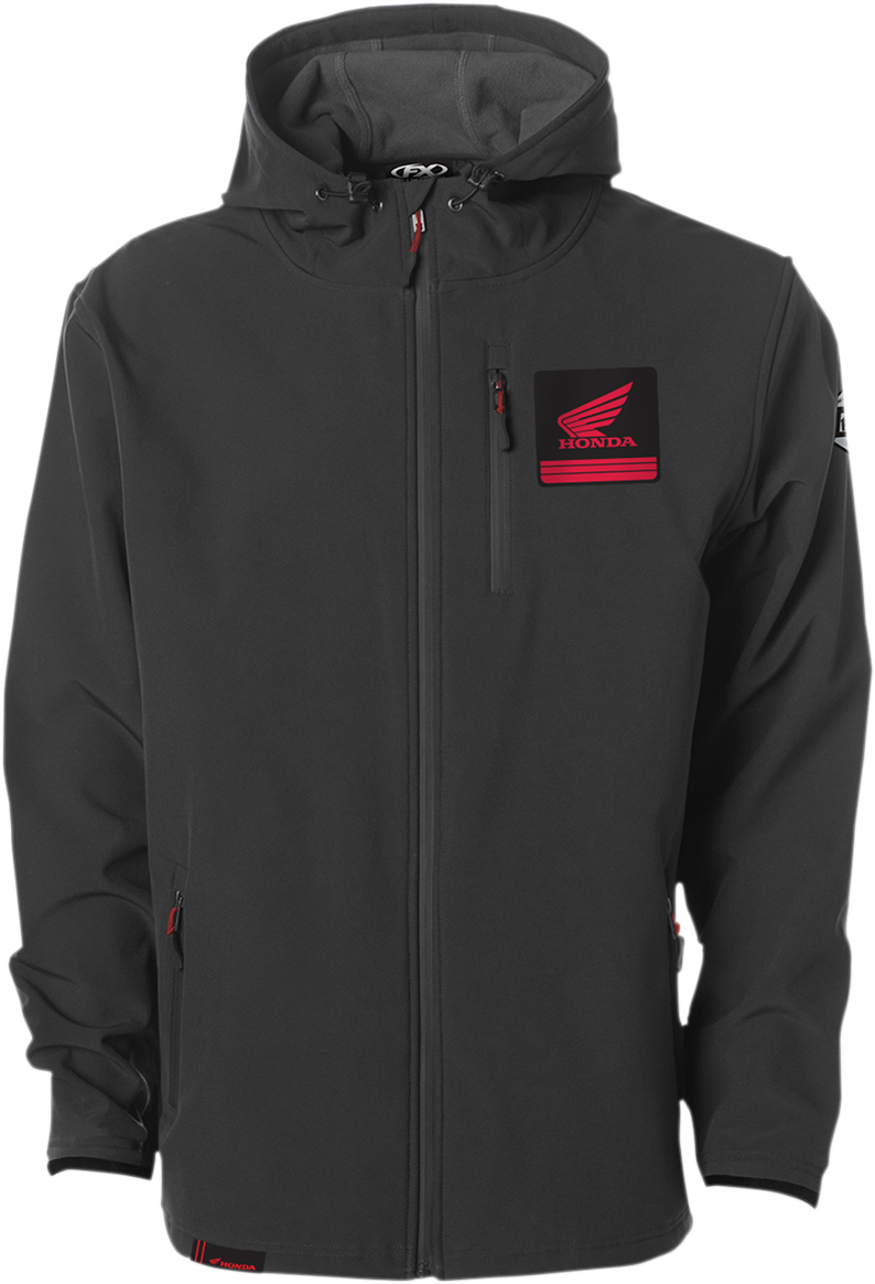 FACTORY EFFEX Honda Track Jacket - Black - XL 22-85316