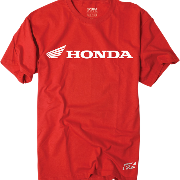 FACTORY EFFEX Honda Horizontal T-Shirt - Red - Medium 15-88330