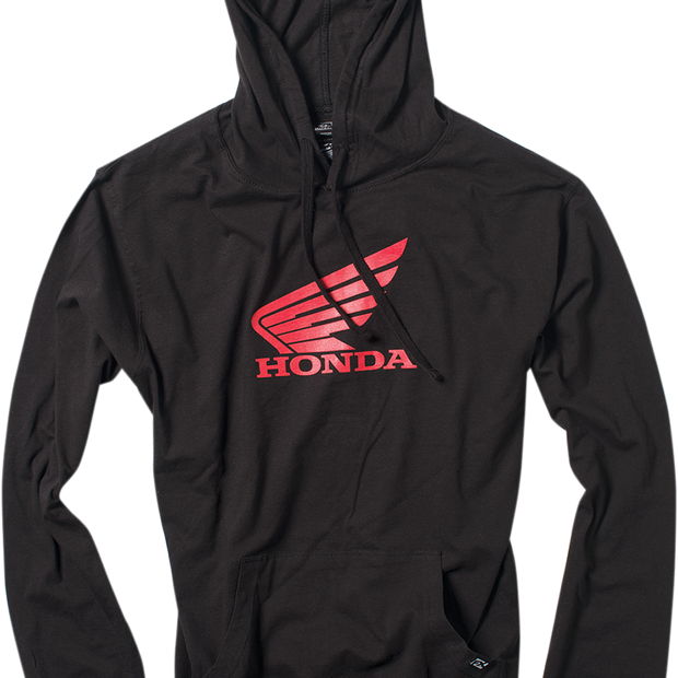 FACTORY EFFEX Honda Wing Pullover Hoodie - Black - Medium 20-88312