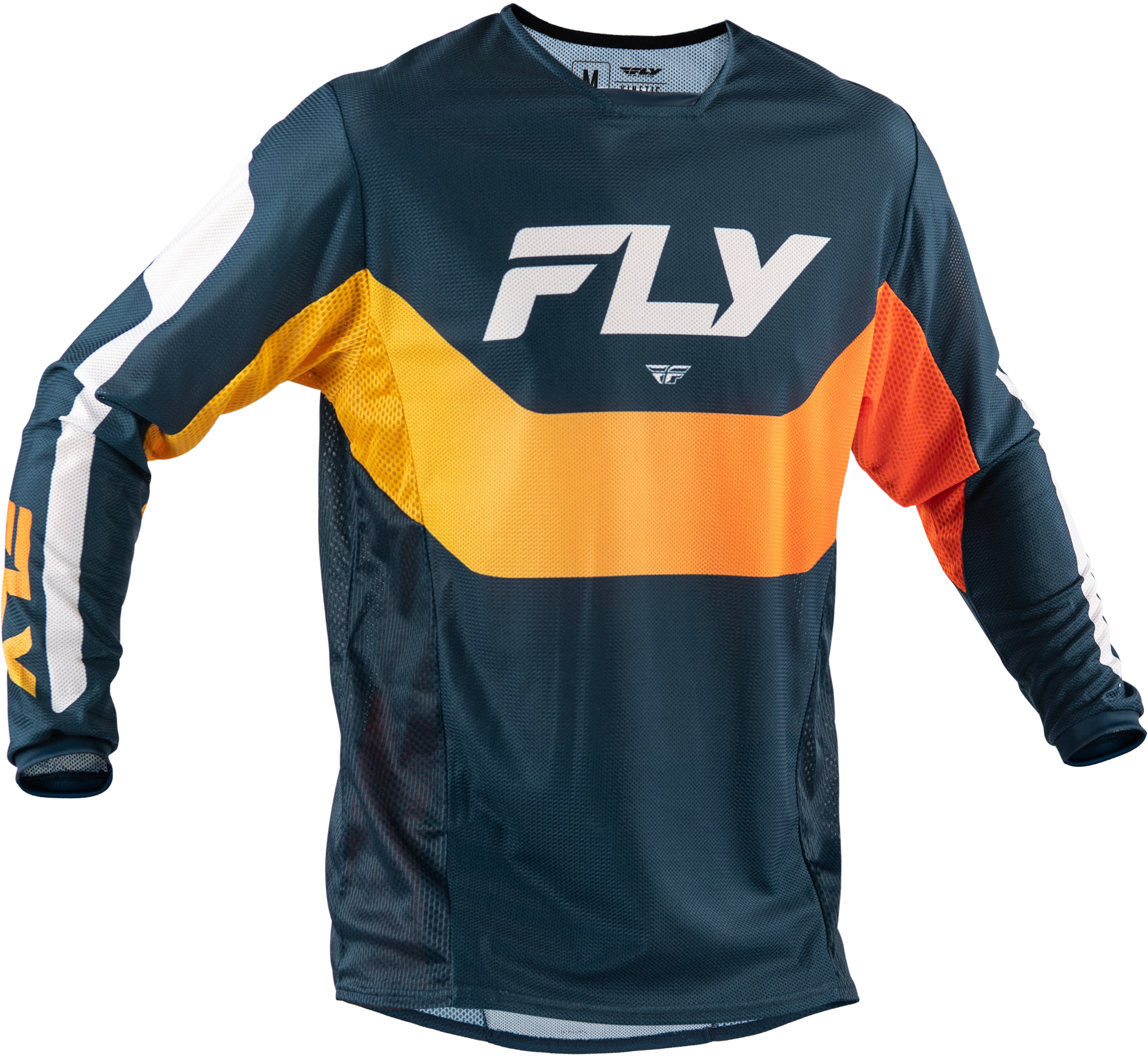 Kinetic Mesh Jersey Navy/Orange 2x