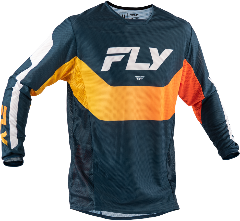 Kinetic Mesh Jersey Navy/Orange 2x