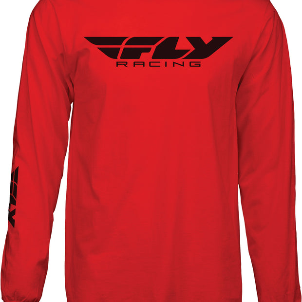 Fly Corporate L/S Tee Red Xl