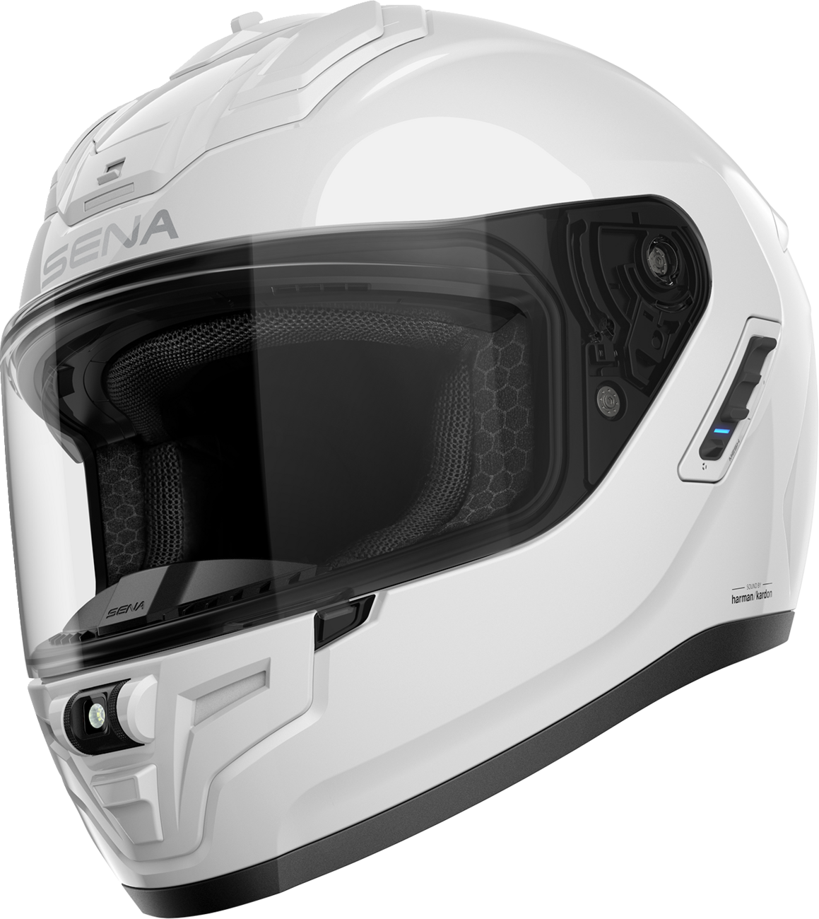 SENA Phantom Helmet - Gloss White - Large PHANTOM-GW00L3