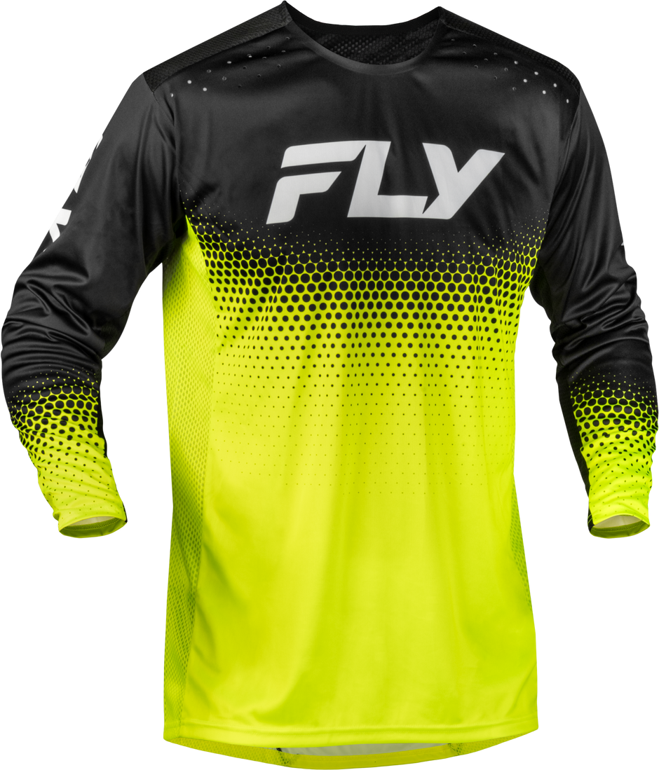 Rayce Sonar Bicycle Jersey Hi Vis/Black/White 2x