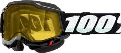 Accuri 2 Snowmobile Goggle Black W/ Yellow Lens