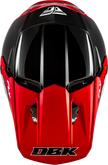 Kinetic Dbk Helmet Black/Red/Grey 2x