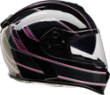 Z1R Warrant Street Full Face Helmet in black and pink, XS size, designed for adult street riding.