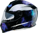 Z1R Solaris 2.0 Infinix black modular street helmet with 3XL size, featuring a full face design and venting system.