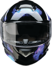 Z1R Solaris 2.0 Infinix black modular street helmet in 3XL size, full-face design with visor and ventilation features.