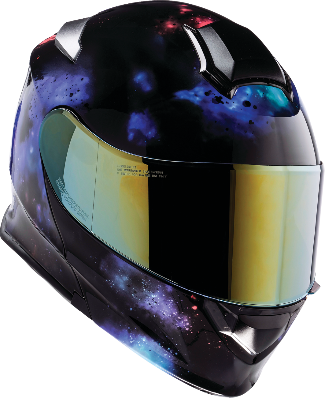 Z1R Solaris 2.0 Infinix black modular street helmet, full face design, size 3XL, showing sleek exterior with vent details.