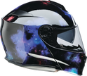 Z1R Solaris 2.0 Infinix black modular street helmet, full face design, 3XL size, showing sleek helmet with vent details.