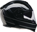 Z1R Warrant Street Full Face Helmet in black and gray, medium size, designed for adult motorcycle riders.