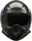 Gray Z1R Nemesis street full-face helmet for adults, size large, with aerodynamic design and ventilation features.
