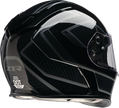 Z1R Warrant Street Full Face Helmet in black and gray, medium size, with sleek design and ventilation for adult motorcycle riders.