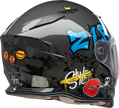 Gray Z1R Nemesis street full-face adult helmet in large size, featuring a sleek design and secure chin strap.