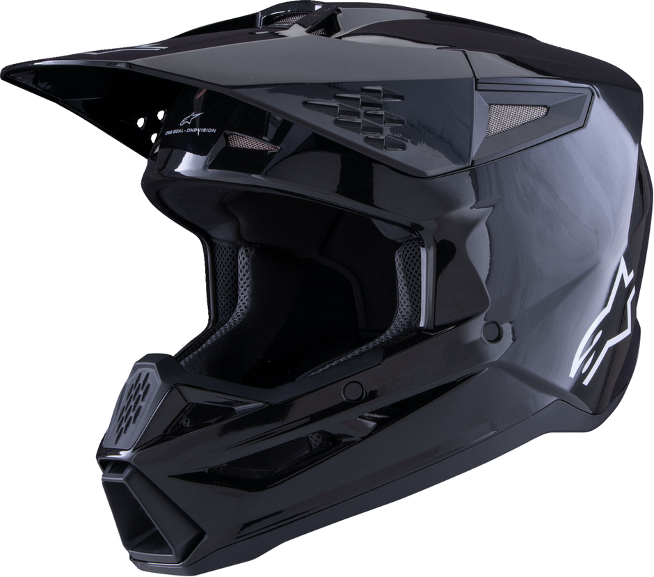 ALPINESTARS SM3 Helmet - Solid - Gloss Black - 2XL 8300326-1180-XXL