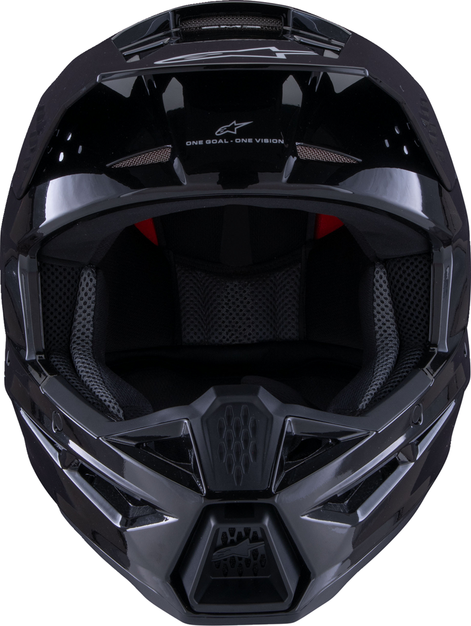 ALPINESTARS SM3 Helmet - Solid - Gloss Black - 2XL 8300326-1180-XXL